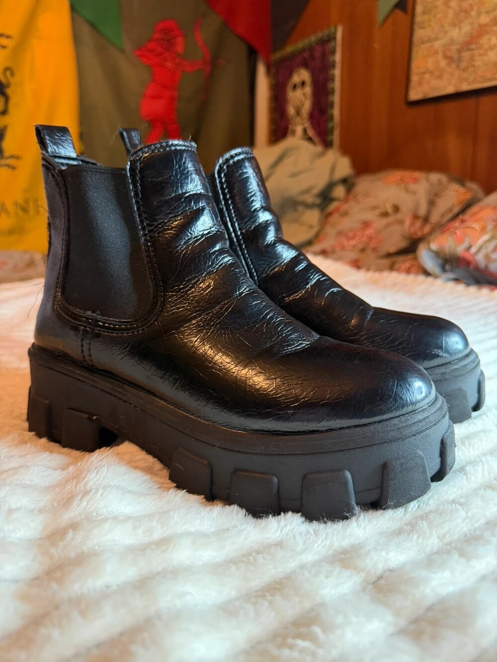 🖤 Circus NY Sam Edelman "Darielle" Lug Sole Chelsea Boots - Size 6